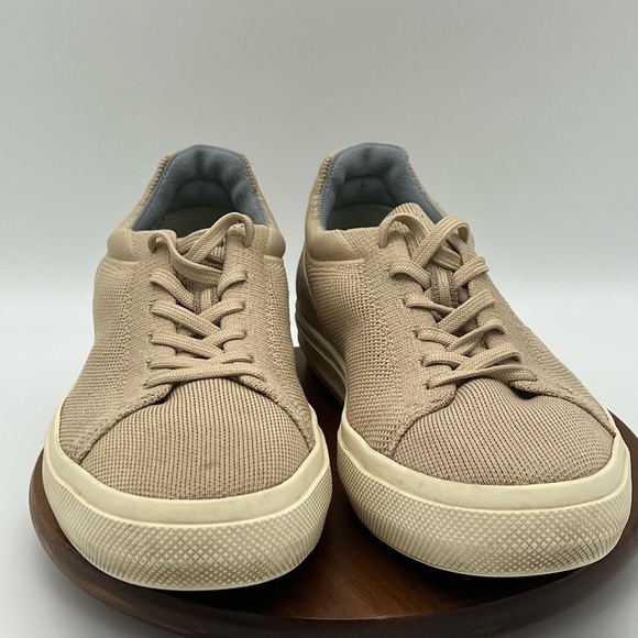 Rothy’s RS02 The Lace Up Tan Beige Sneakers Women’s Shoe 9.5 Men 8 - Picture 2 of 7